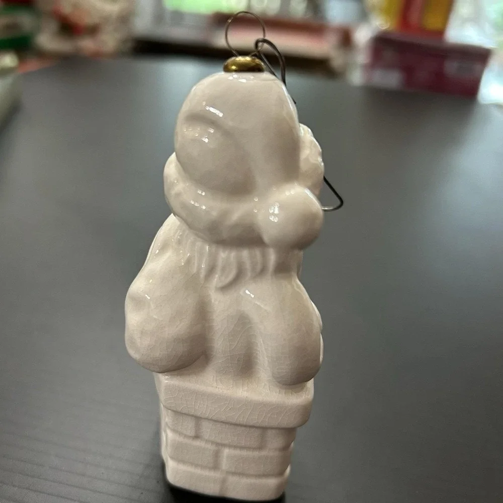 Vintage Goebel Annual Ornament‎ 1982 5th Edition Santa In Chimney